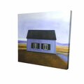 Fondo 32 x 32 in. Blue Barn-Print on Canvas FO2792513